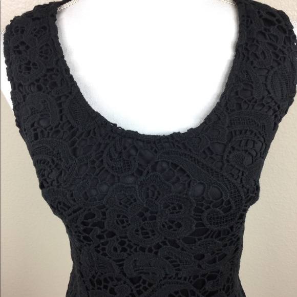 Patrizia Luca black crochet tank top - Picture 2 of 6
